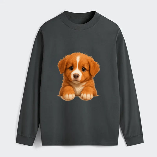 Nova Scotia Duck Tolling Retriever  - Cl - Classic Long Sleeve Shirt - Gray
