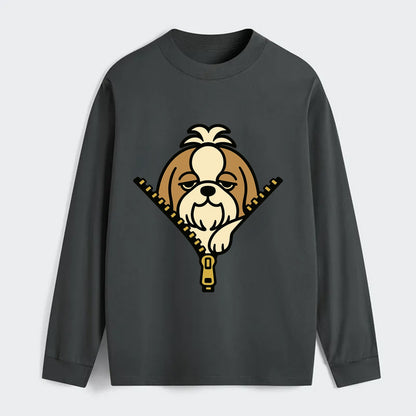 Shih Tzu - Classic Long Sleeve Shirt - Gray