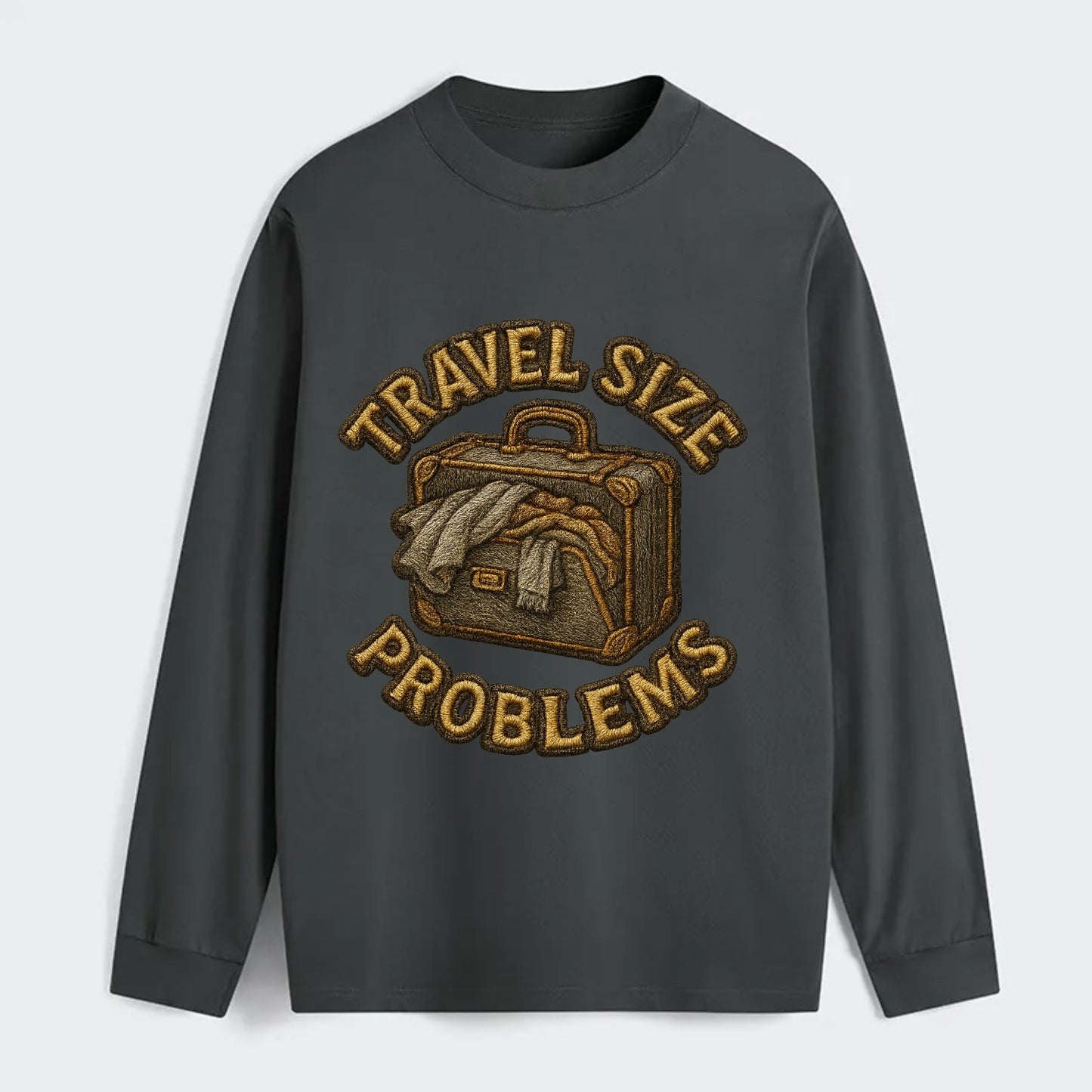 Travel Size Problems  - Classic Long Sleeve Shirt - Gray