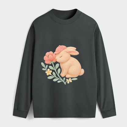 Peach Bunny - Classic Long Sleeve Shirt - Gray
