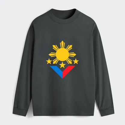 Sun Of Three - Classic Long Sleeve Shirt - Gray