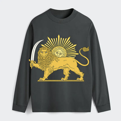 Shir O Khorshid - Classic Long Sleeve Shirt - Gray