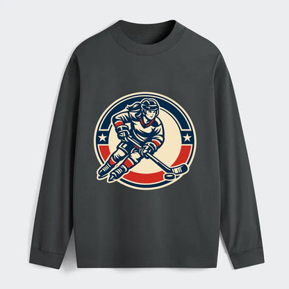 Fearless Ice Warrior - Classic Long Sleeve Shirt - Gray