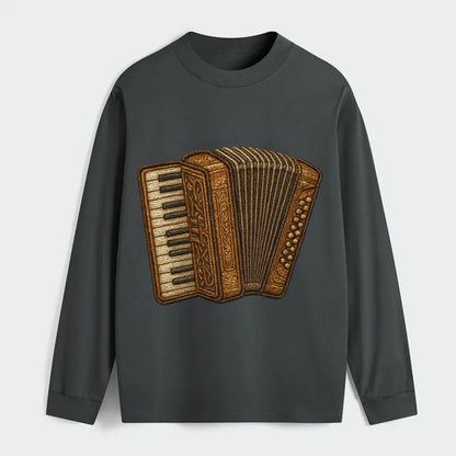 Accordion  - Classic Long Sleeve Shirt - Gray