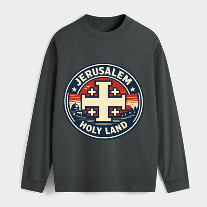 Heritage of the Cross - Classic Long Sleeve Shirt - Gray