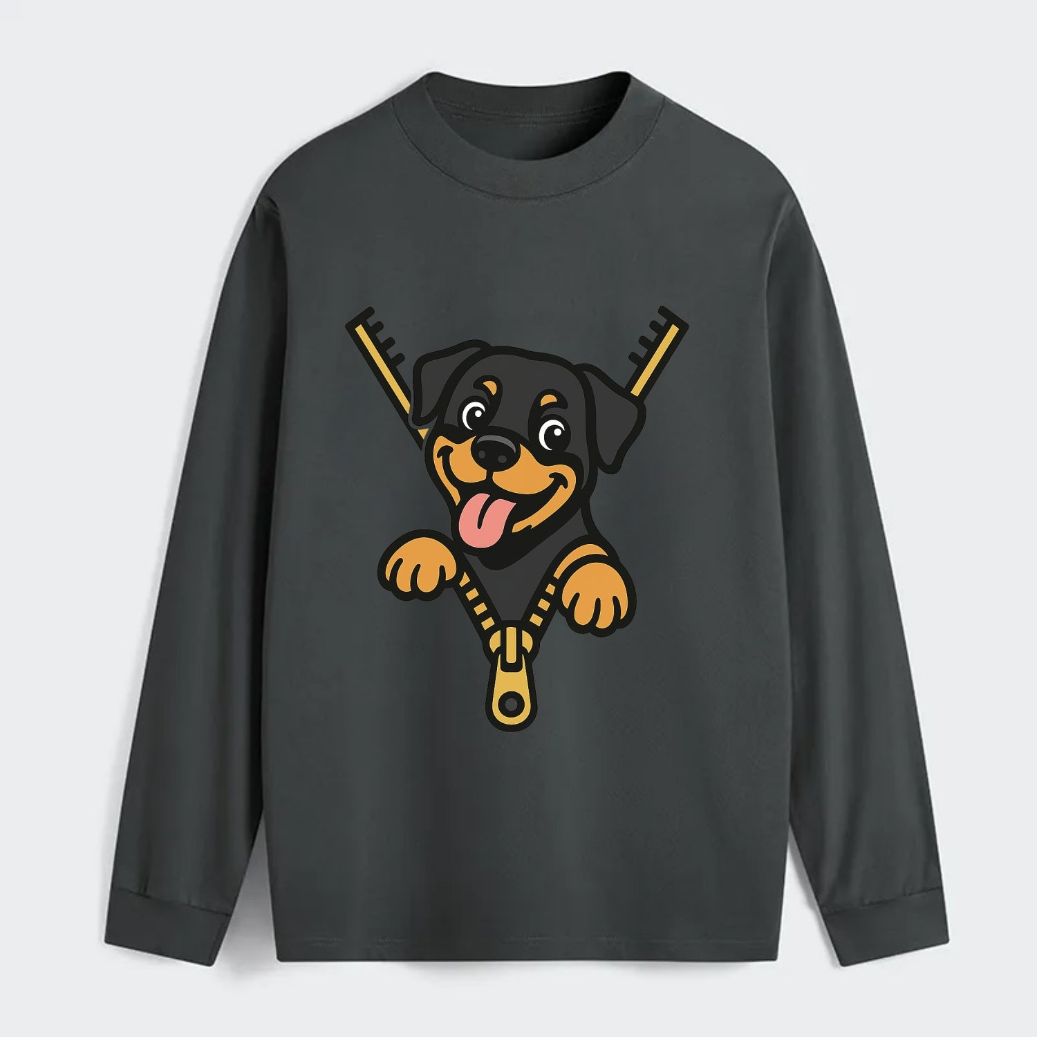 Rottweiler - Classic Long Sleeve Shirt - Gray