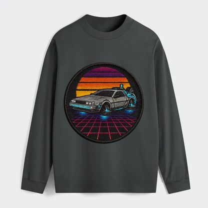 Retro Future - Classic Long Sleeve Shirt - Gray
