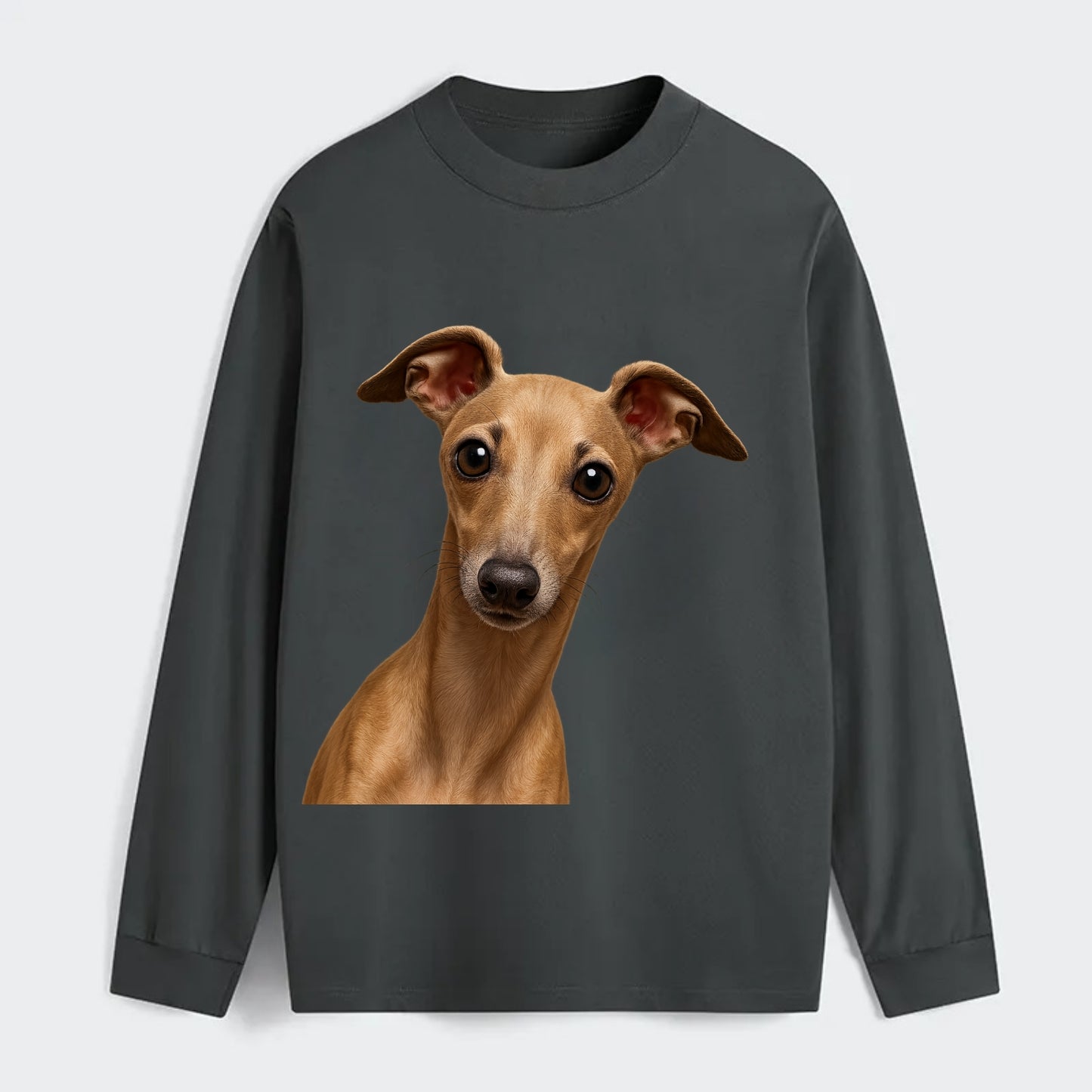 Italian Greyhound  - Classic Long Sleeve Shirt - Gray