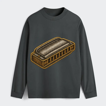 Harmonica  - Classic Long Sleeve Shirt - Gray