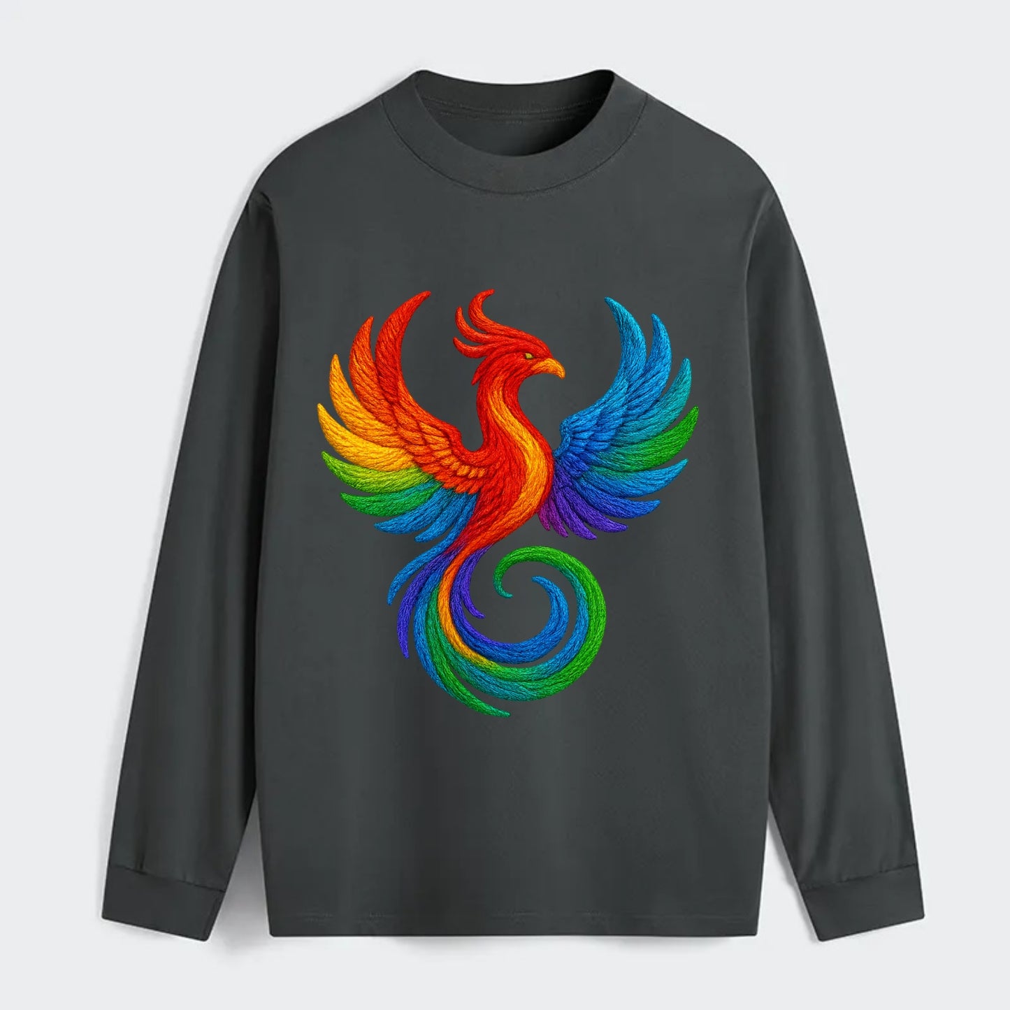 Phoenix Rising  - Classic Long Sleeve Shirt - Gray