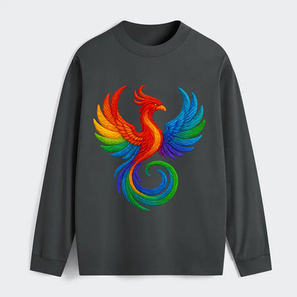Phoenix Rising  - Classic Long Sleeve Shirt - Gray