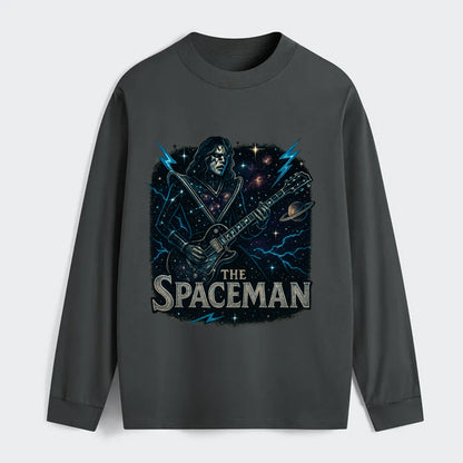 Spaceman Constellation - Classic Long Sleeve Shirt - Gray