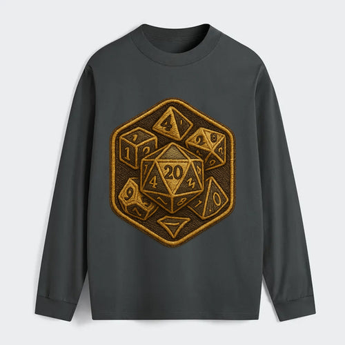 Dice set for tabletop gaming - RPG enthusiast - Classic Long Sleeve Shirt