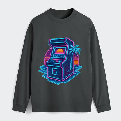 Arcade Machine - Classic Long Sleeve Shirt - Gray