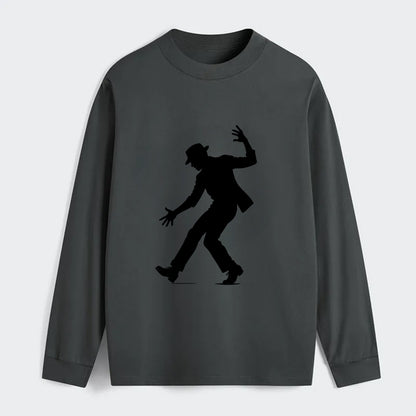 Tap dancer dramatic step - Classic Long Sleeve Shirt - Gray