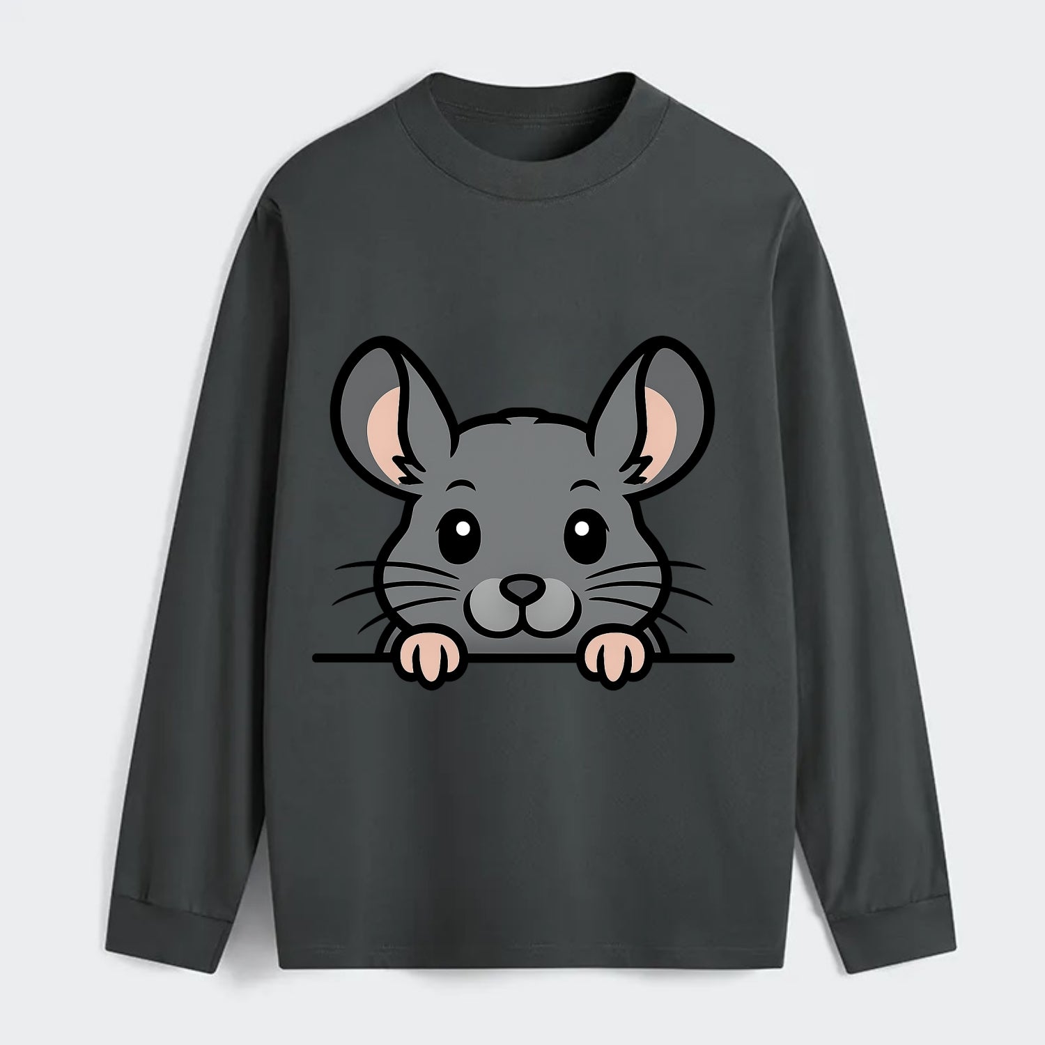 Chinchilla  - Classic Long Sleeve Shirt - Gray