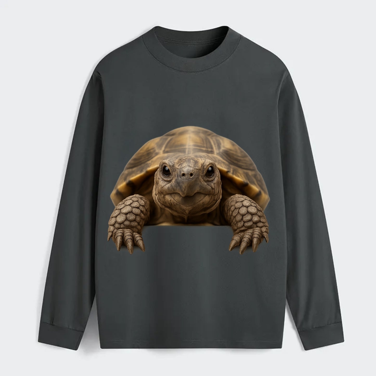 Tortoise  - Classic Long Sleeve Shirt - Gray