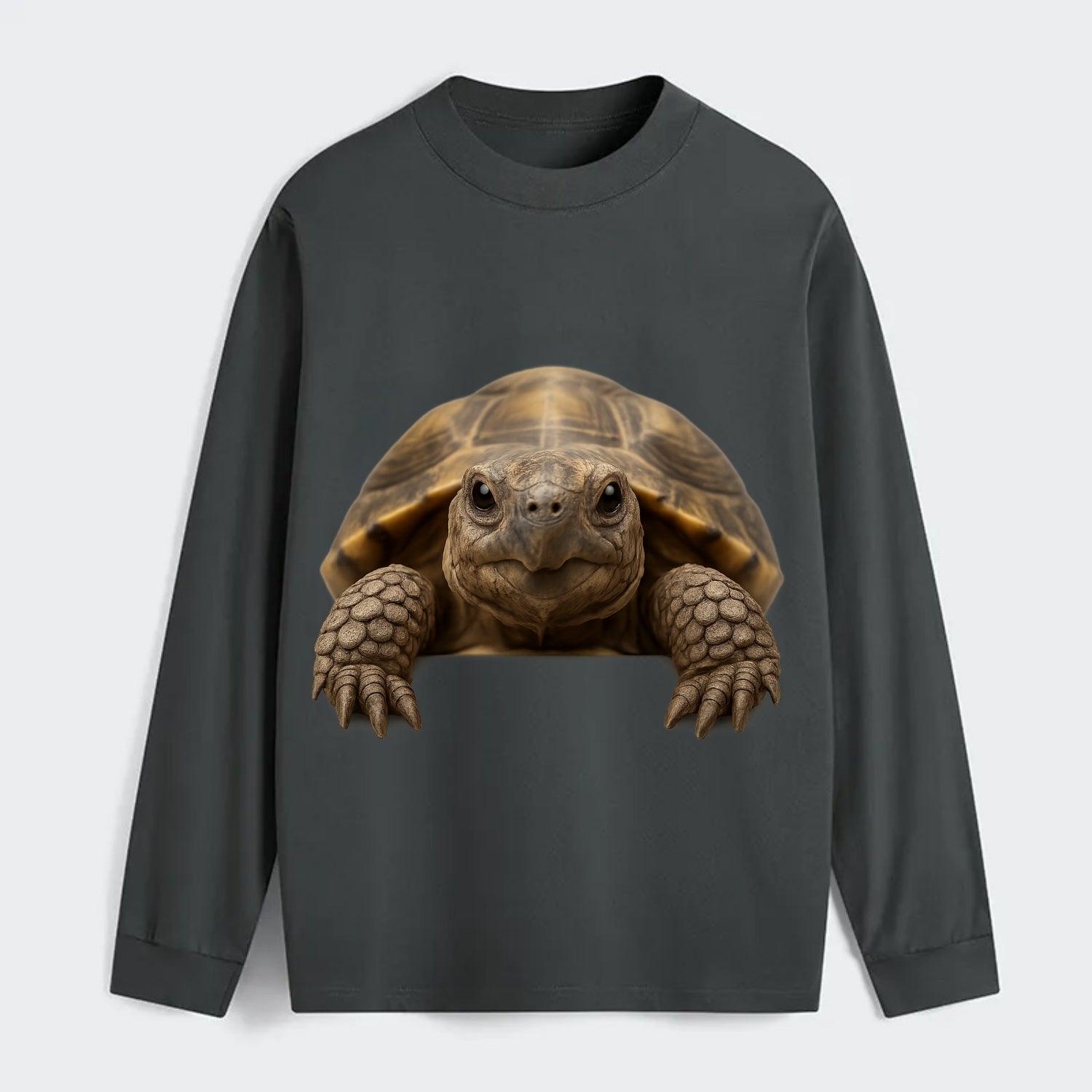 Tortoise  - Classic Long Sleeve Shirt - Gray