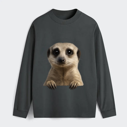 Meerkat  - Classic Long Sleeve Shirt - Gray