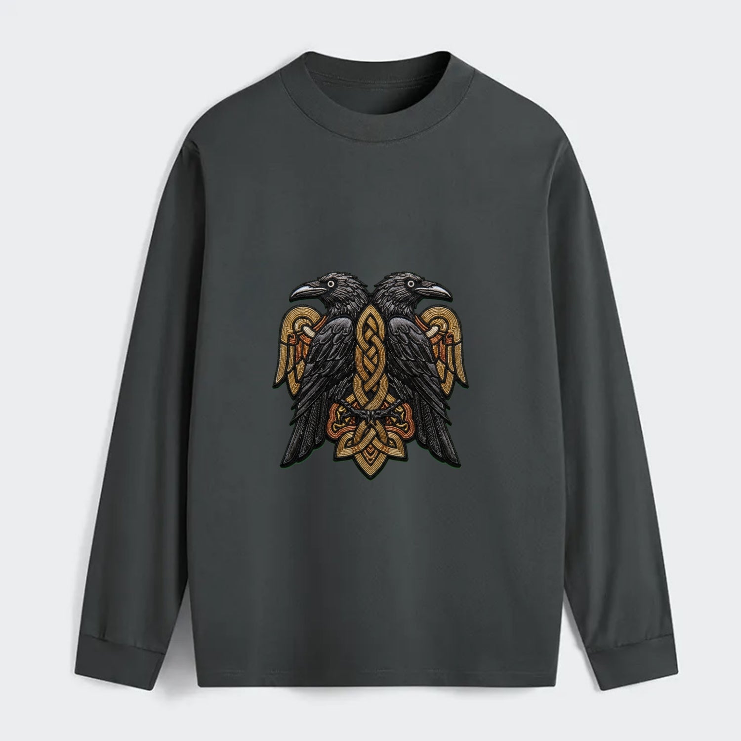 Odin's Ravens - Classic Long Sleeve Shirt - Gray