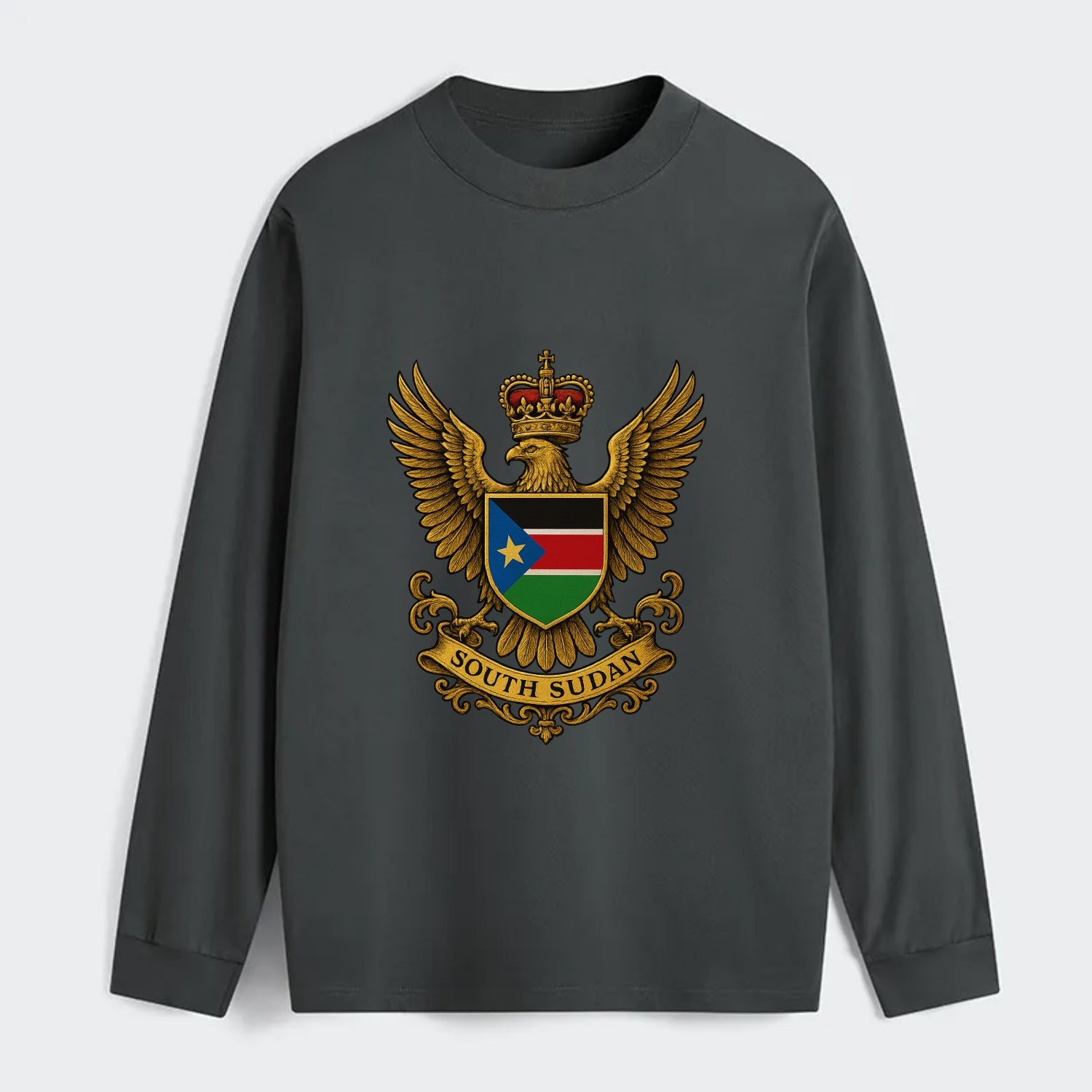 South Sudan Royal Logo - Classic Long Sleeve Shirt - Gray