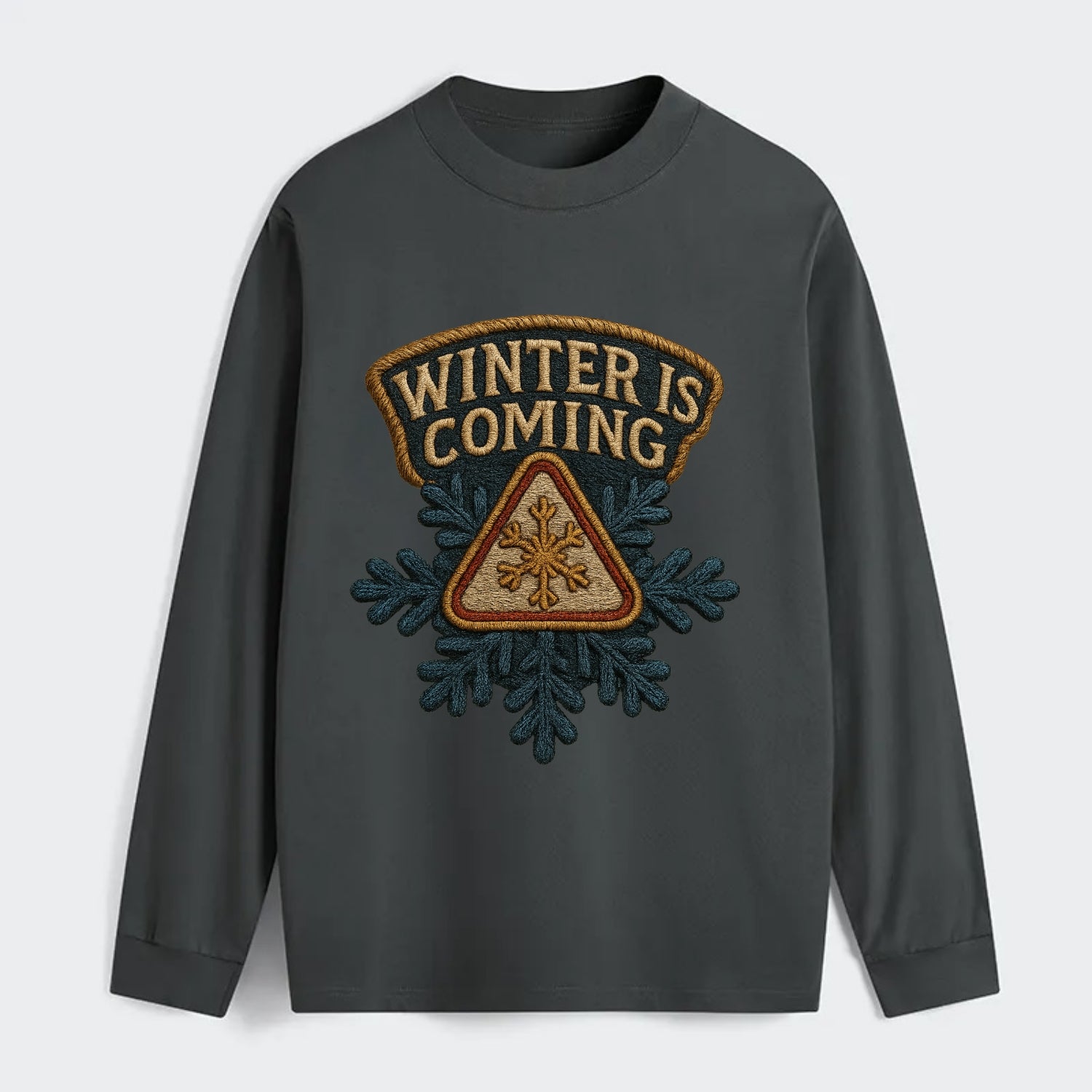 Winter Is Coming  - Classic Long Sleeve Shirt - Gray