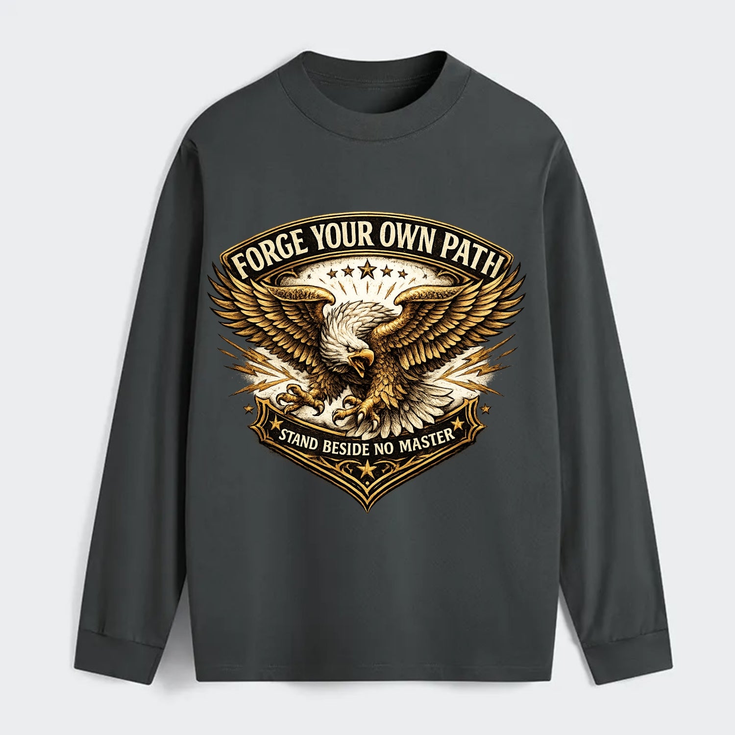 Forge Your Own Path - Classic Long Sleeve Shirt - Gray