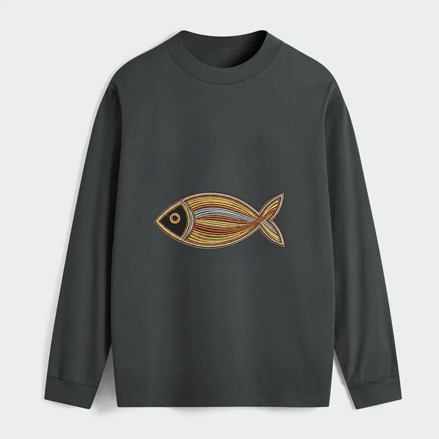 Ichthys - Classic Long Sleeve Shirt - Gray