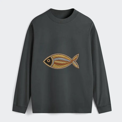 Ichthys - Classic Long Sleeve Shirt - Gray