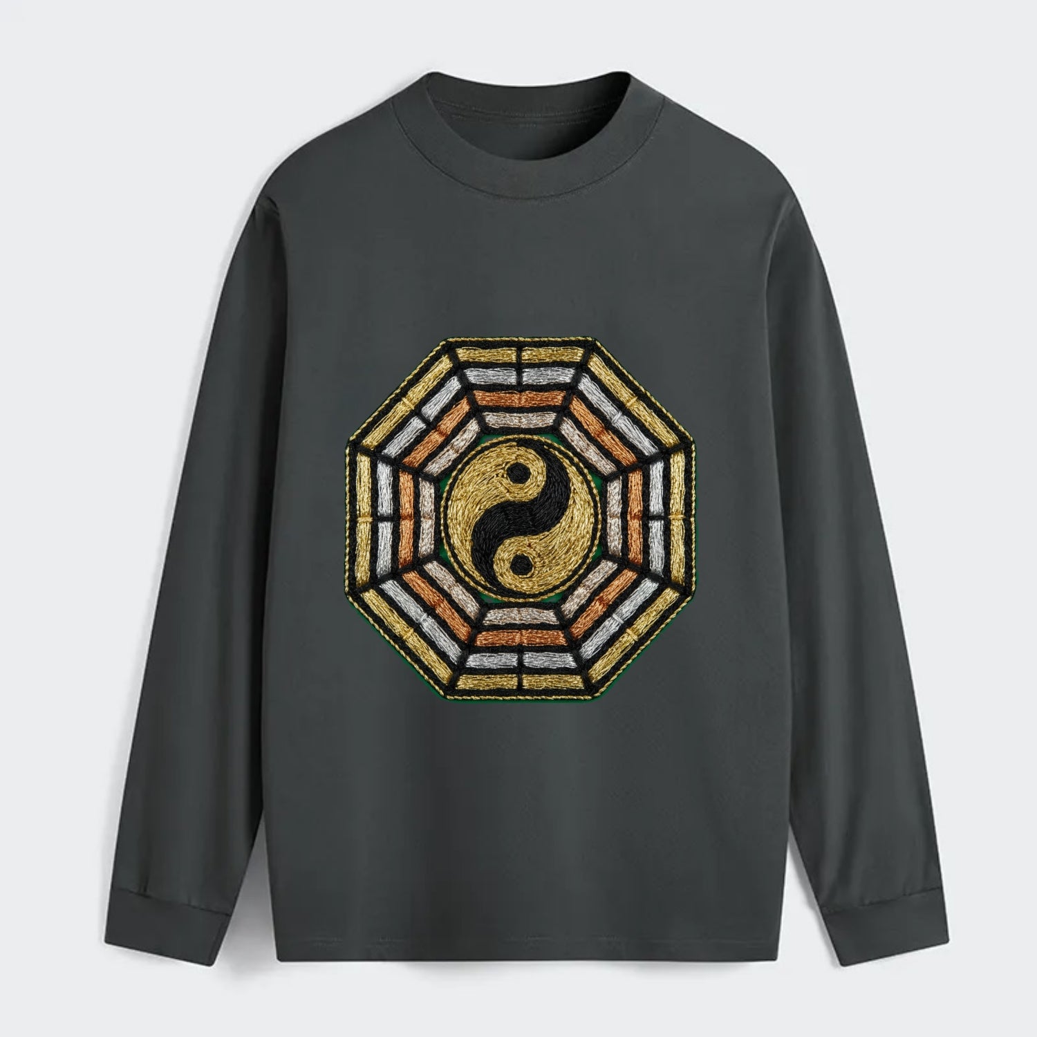 Bagua - Classic Long Sleeve Shirt - Gray
