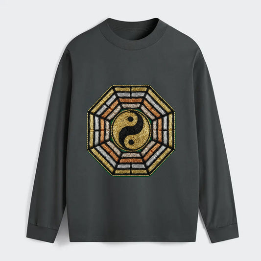Bagua - Classic Long Sleeve Shirt - Gray