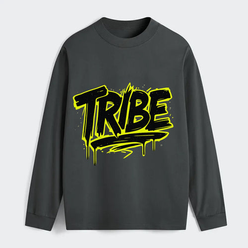 Bold typography design - TRIBE - your community, your group - Classic Long Sleeve Shirt