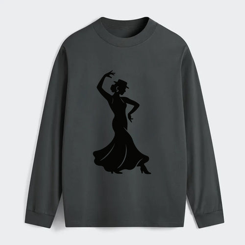 Flamenco dancer passionate stance - Classic Long Sleeve Shirt