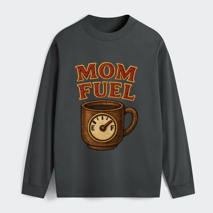 Mom Fuel  - Classic Long Sleeve Shirt - Gray