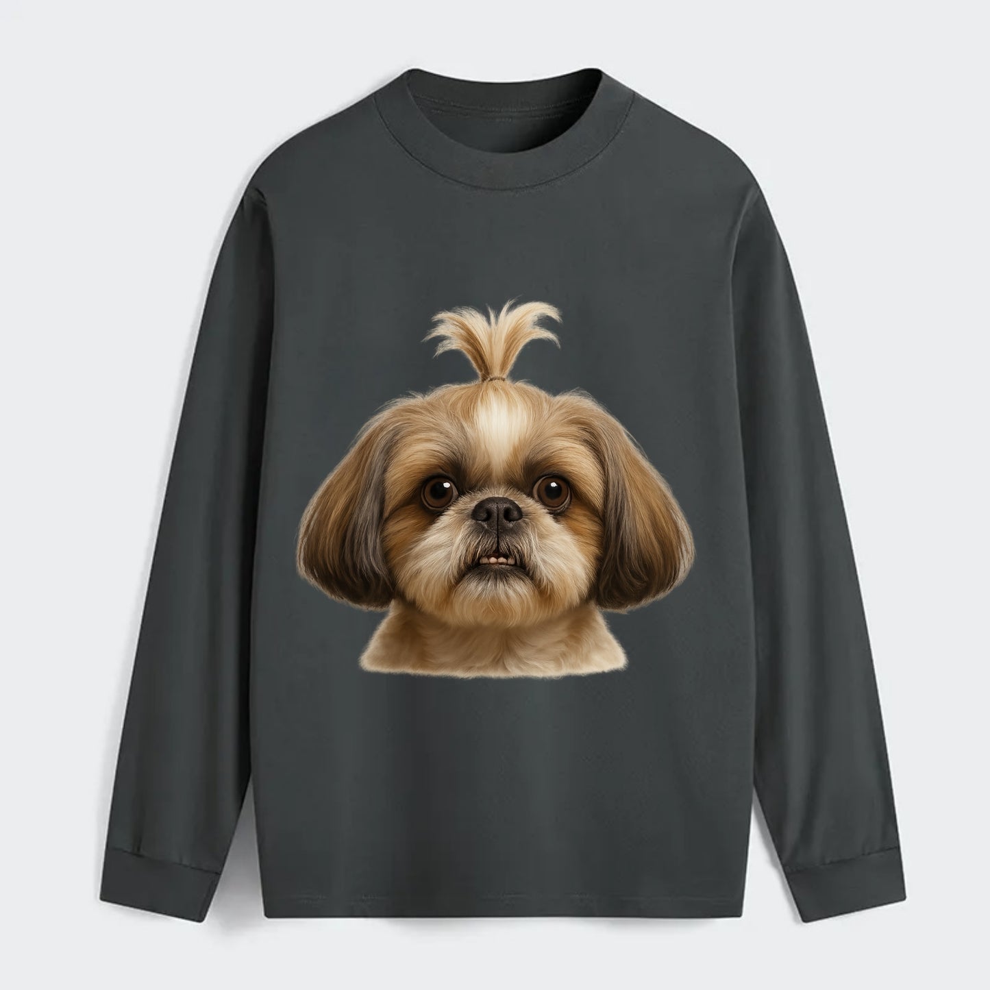 Shih Tzu  - Classic Long Sleeve Shirt - Gray