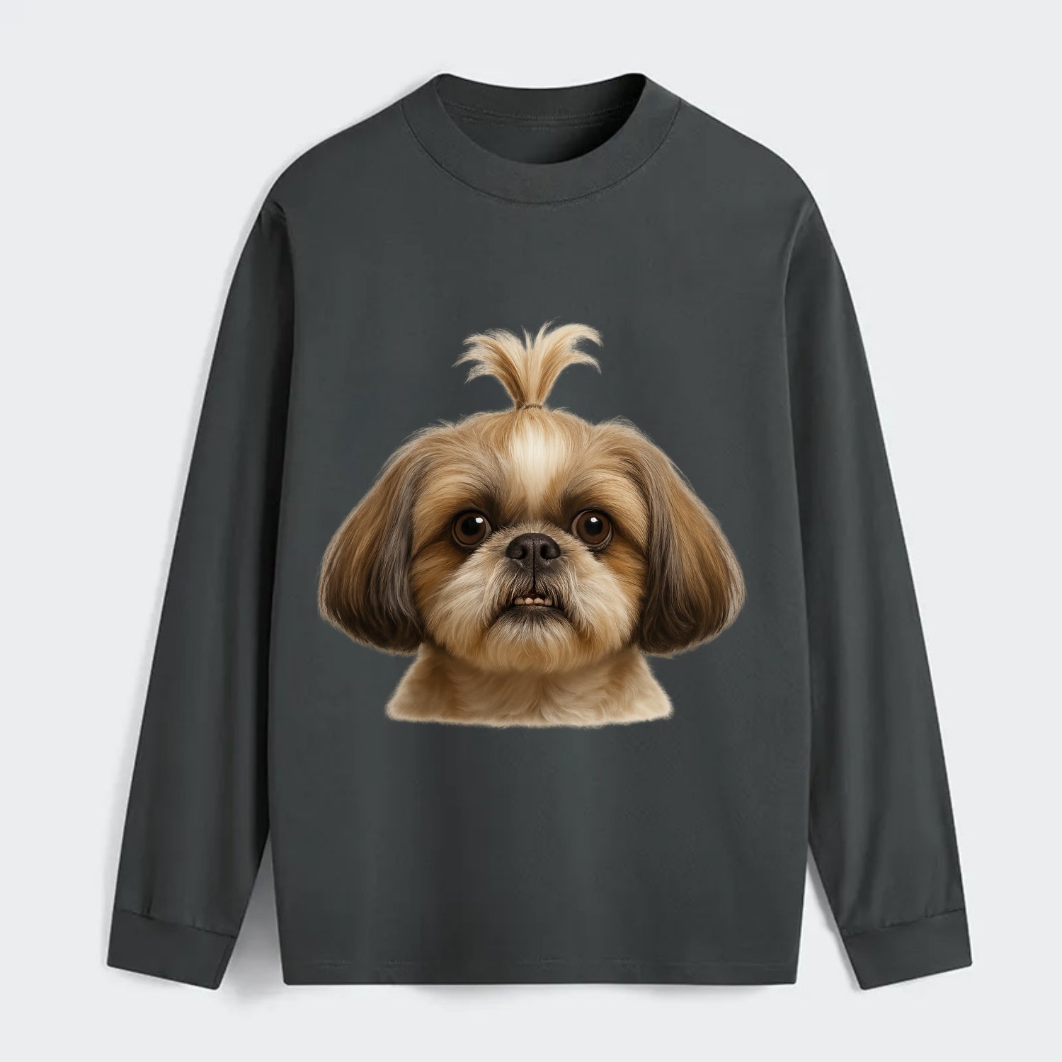 Shih Tzu  - Classic Long Sleeve Shirt - Gray
