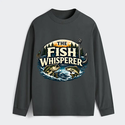 The Fish Whisperer - Classic Long Sleeve Shirt - Gray