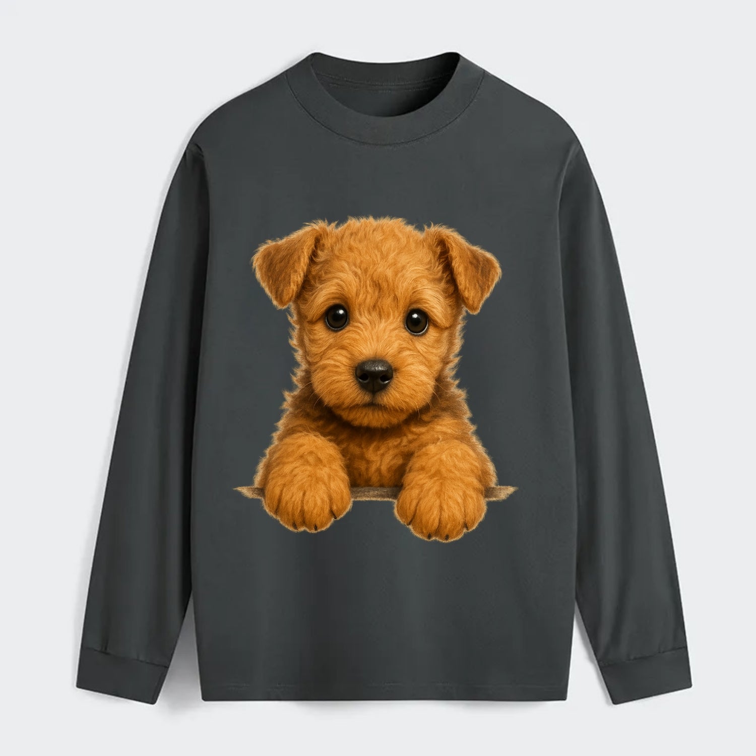 Lakeland Terrier  - Classic Long Sleeve Shirt - Gray