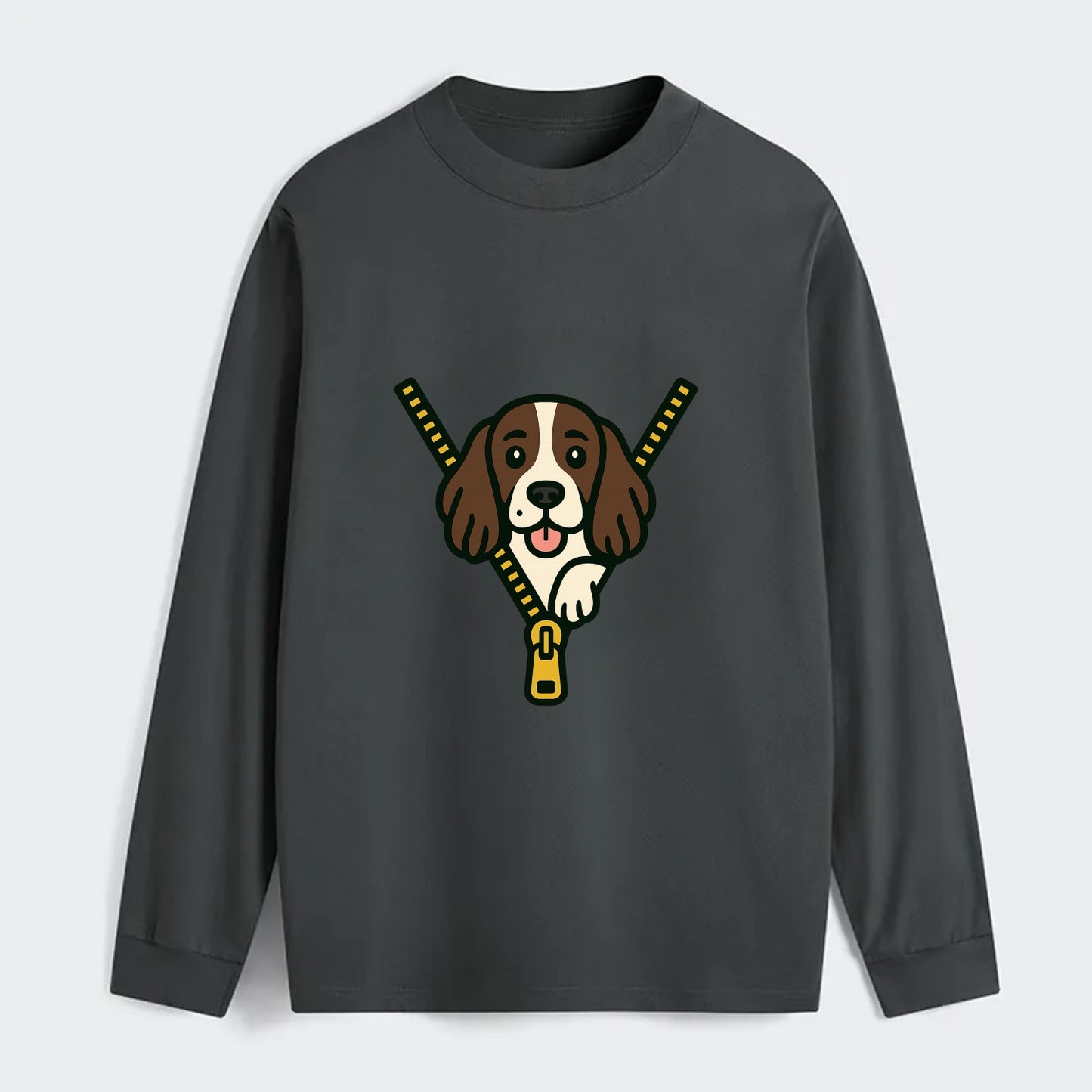 English Springer Spaniel - Classic Long Sleeve Shirt - Gray