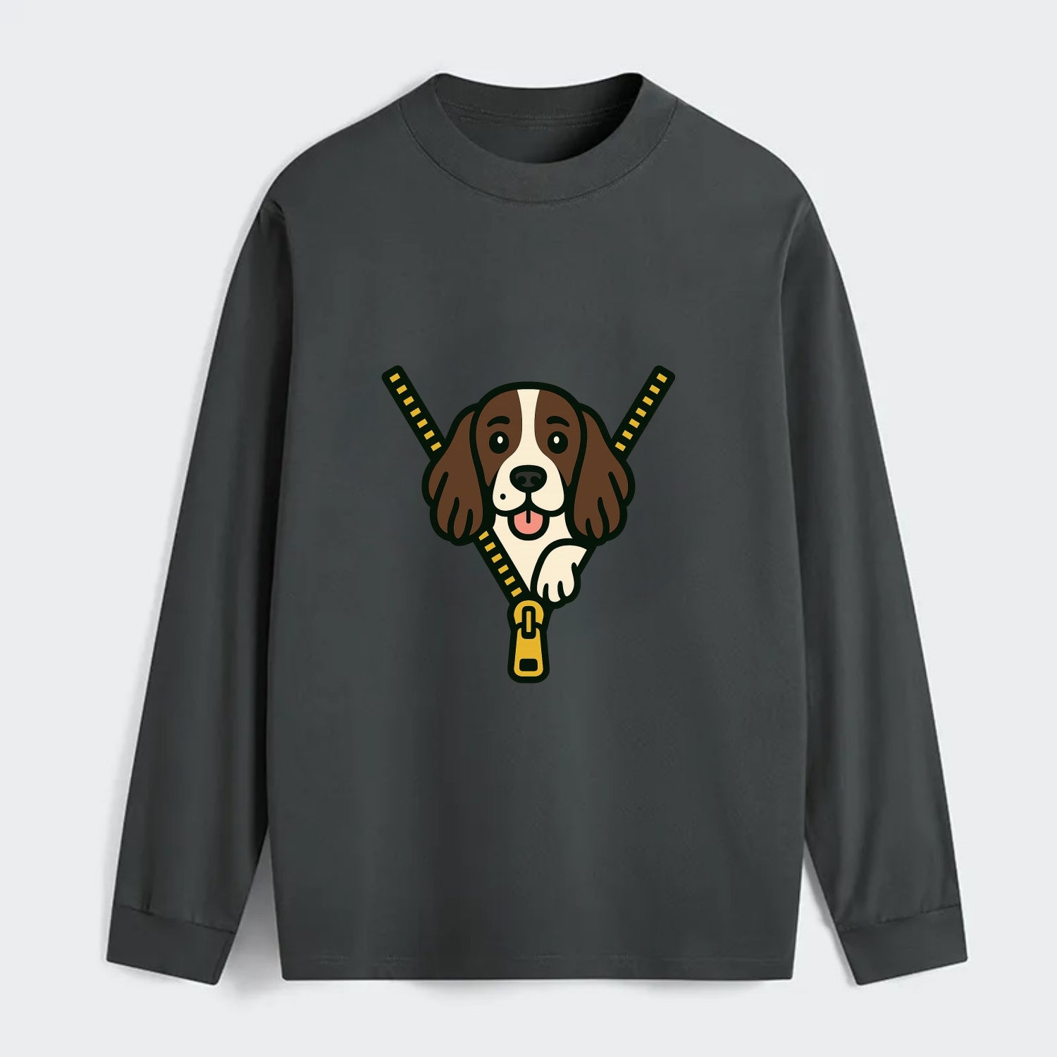 English Springer Spaniel - Classic Long Sleeve Shirt - Gray