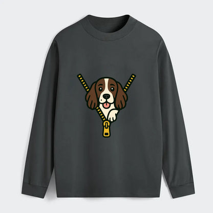 English Springer Spaniel - Classic Long Sleeve Shirt - Gray