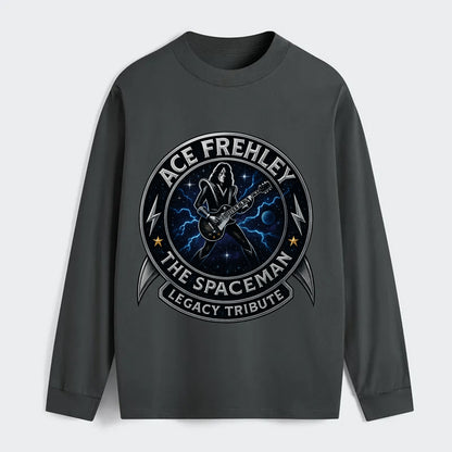 Ace Legacy Seal - Classic Long Sleeve Shirt - Gray
