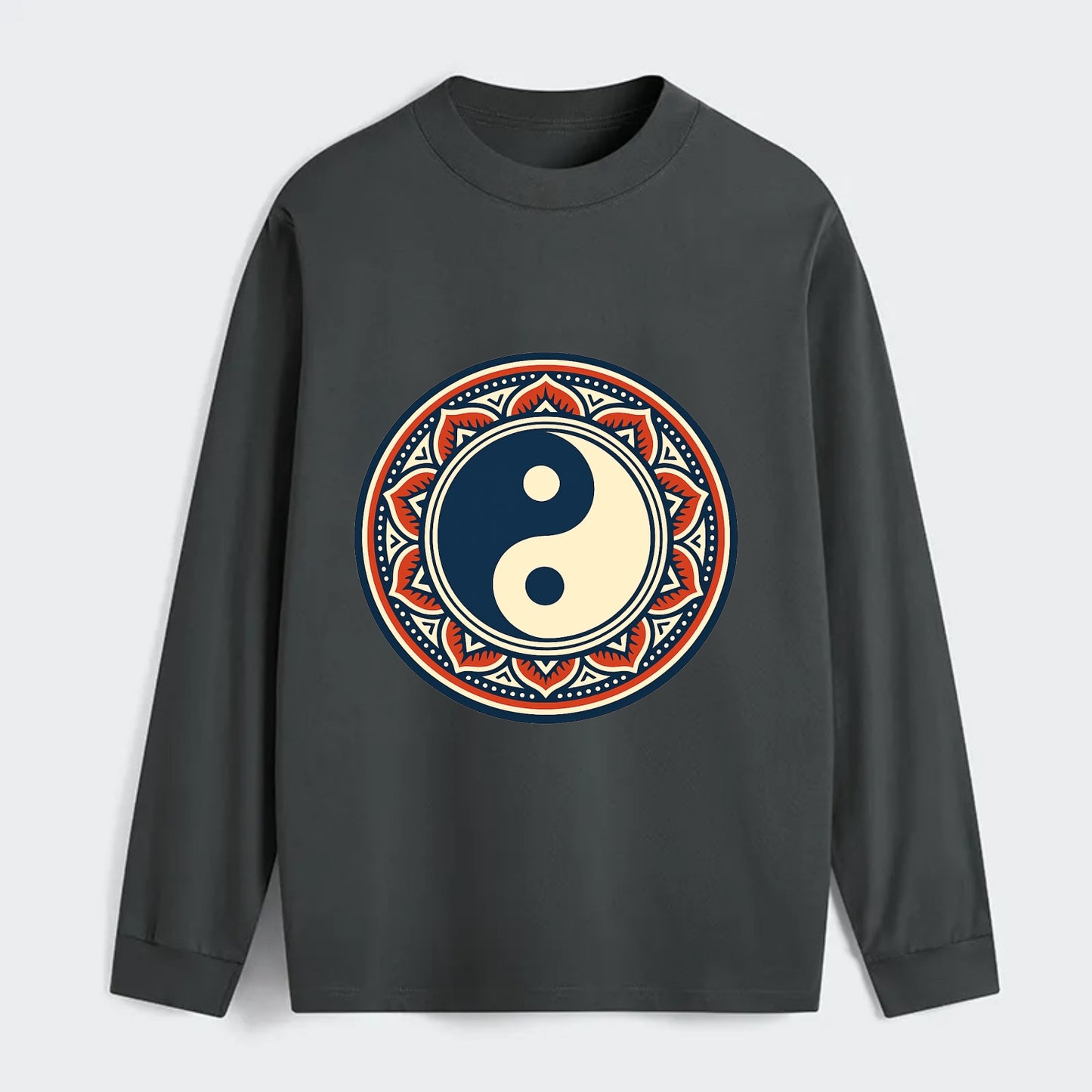 Harmony of Balance - Classic Long Sleeve Shirt - Gray