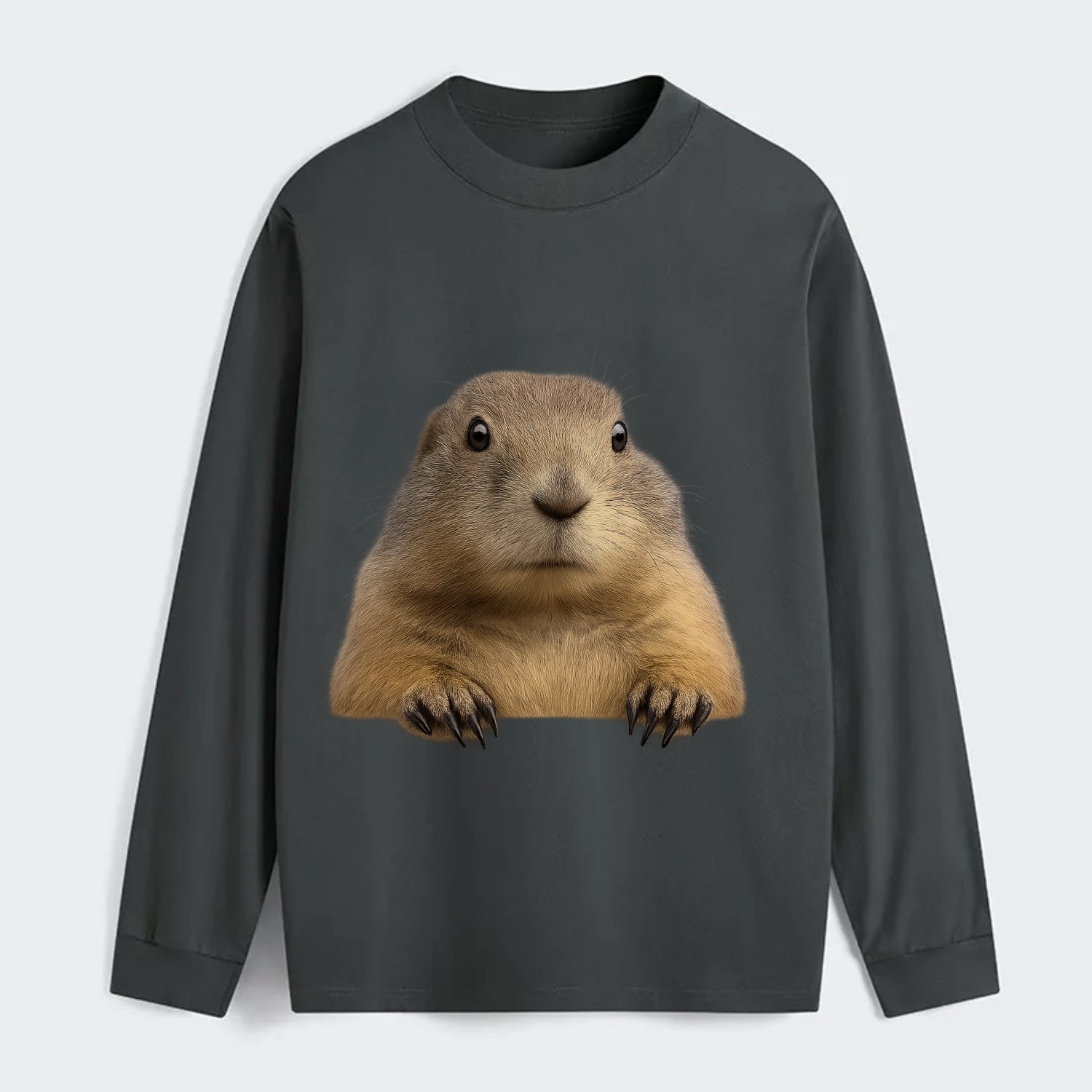 Prairie Dog  - Classic Long Sleeve Shirt - Gray