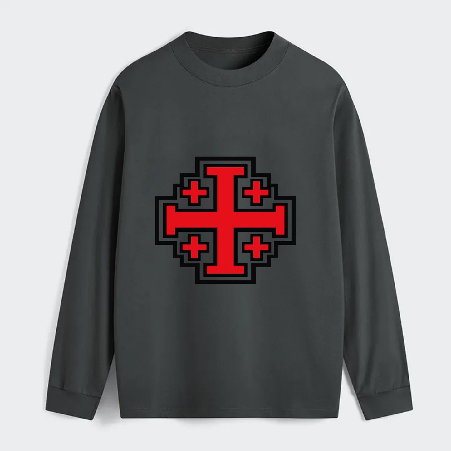 Heritage of Faith - Classic Long Sleeve Shirt - Gray