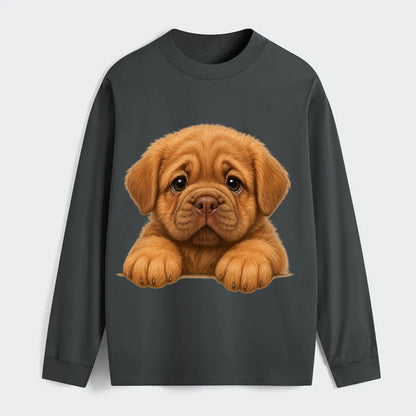 Neapolitan Mastiff  - Classic Long Sleeve Shirt - Gray