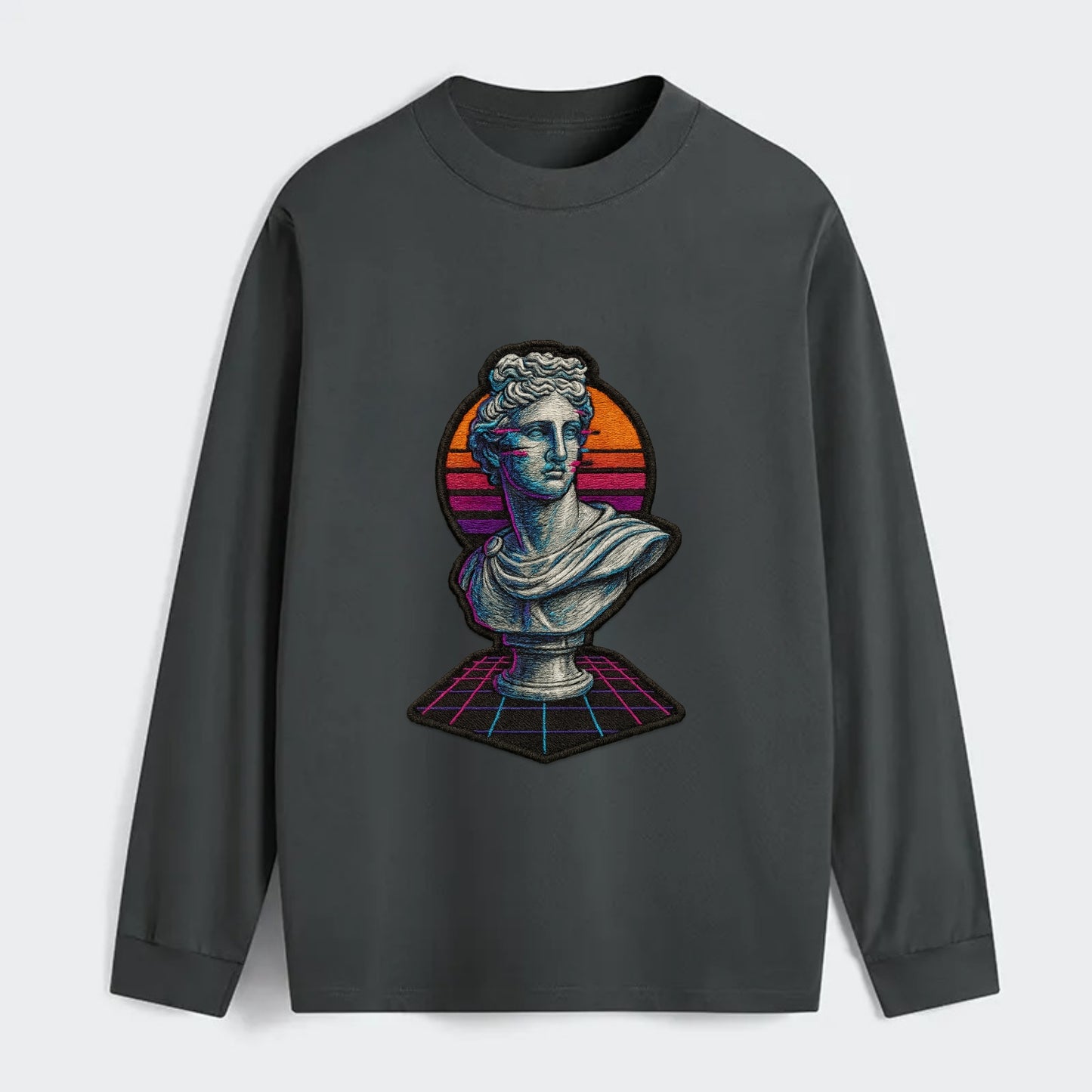 Greek Statue - Classic Long Sleeve Shirt - Gray
