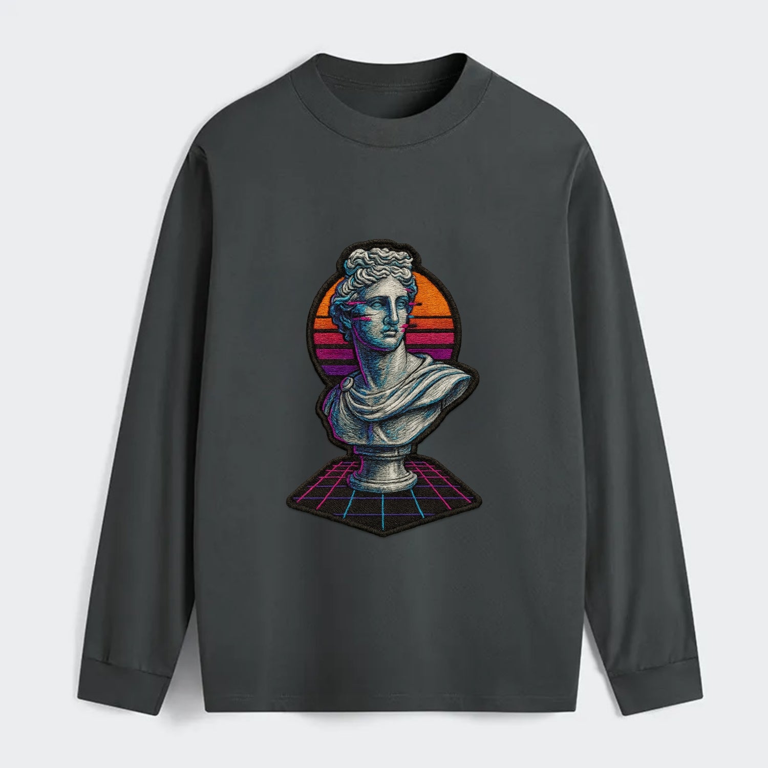 Greek Statue - Classic Long Sleeve Shirt - Gray