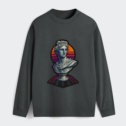 Greek Statue - Classic Long Sleeve Shirt - Gray