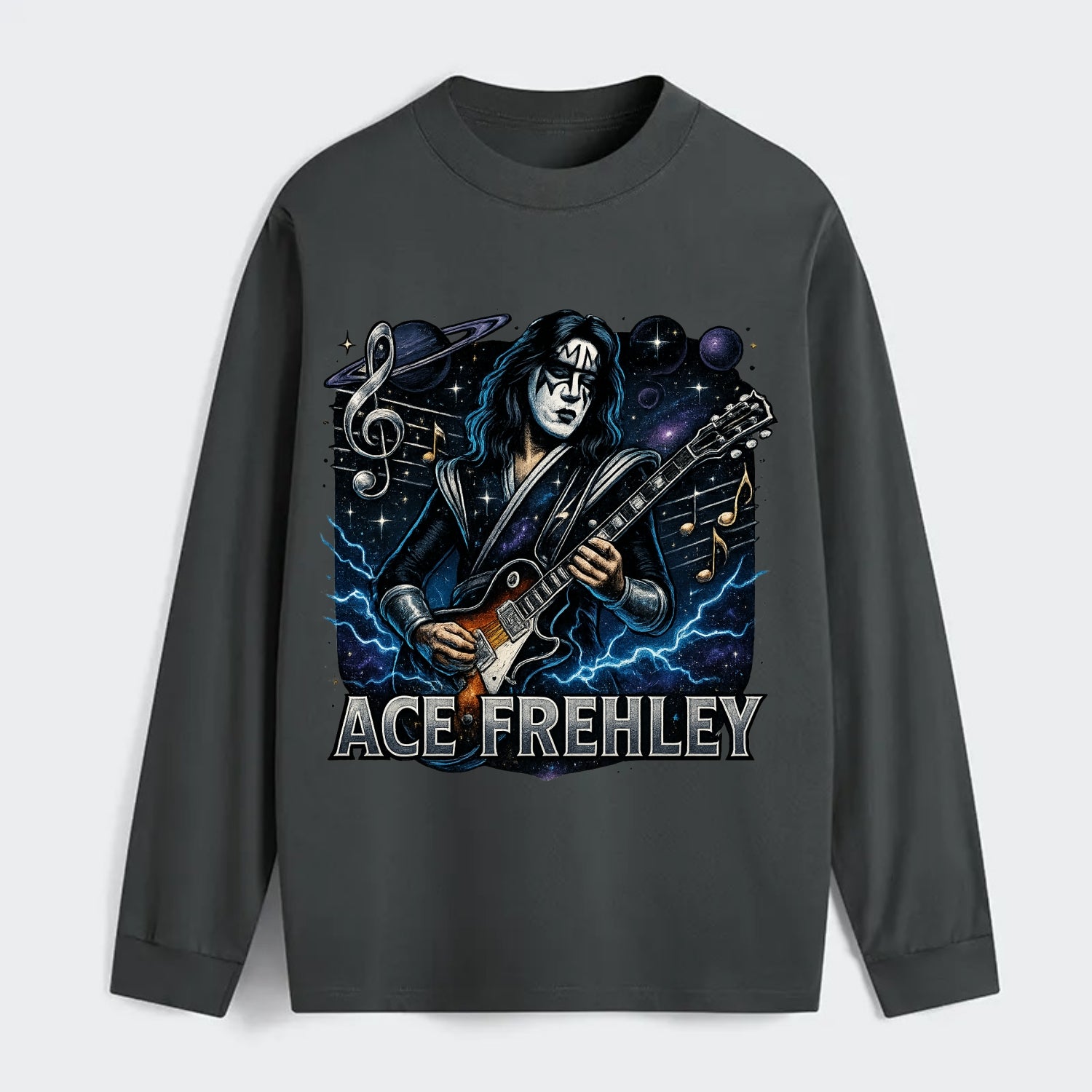 Ace Musical Cosmos - Classic Long Sleeve Shirt - Gray
